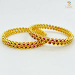 Load image into Gallery viewer, CZ Ruby Bangles 1231239