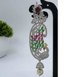 Load image into Gallery viewer, CZ Dangler Earrings 1230016 - Sajaye jewels
