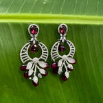 Load image into Gallery viewer, CZ Stone Chandbali Earrings 1230011 - Sajaye jewels