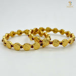 Load image into Gallery viewer, CZ Lakshmi Coin Bangles 1231243
