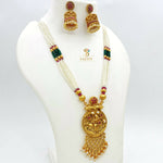 Load image into Gallery viewer, Traditional Pearls Long Necklace Set 1231255