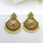 Load image into Gallery viewer, Victorian Chandbali Earrings 1231292