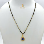 Load image into Gallery viewer, CZ Black Beads Pendant Mangalsutra 1231158