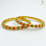 Load image into Gallery viewer, Multi Colour Pearl Beads Bangles 1231241