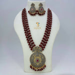 Load image into Gallery viewer, Victorian Ruby Beads Necklace 1231037