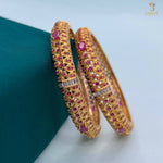 Load image into Gallery viewer, Traditional CZ Bangles 1231163