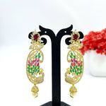 Load image into Gallery viewer, CZ Dangler Earrings 1230015 - Sajaye jewels