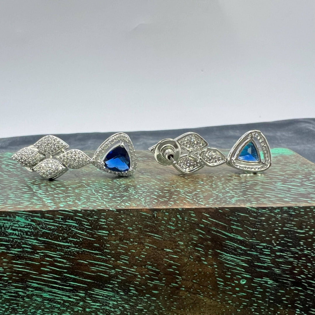 CZ Dangler Earrings 1230010 - Sajaye jewels