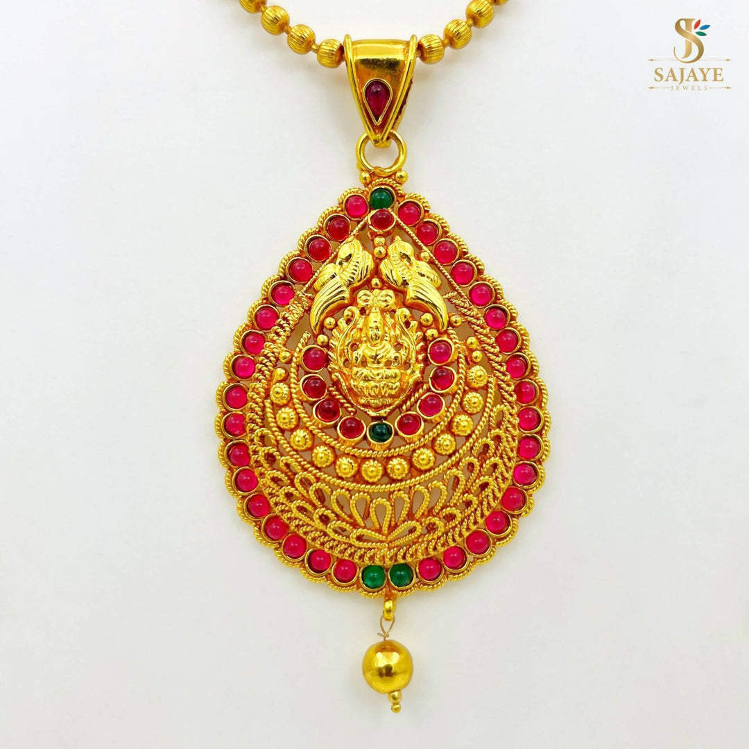 Traditional Lakshmi Pendant Chain 1231224