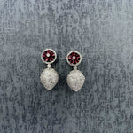 Load image into Gallery viewer, Zircon Dangler Earrings 1231015 - Sajaye jewels