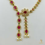 Load image into Gallery viewer, Elegant CZ Necklace Set 1231121