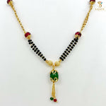 Load image into Gallery viewer, Ruby Emerald Beads Mangalsutra 1231148