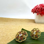 Load image into Gallery viewer, CZ Stud Earrings 1230013 - Sajaye jewels
