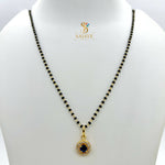 Load image into Gallery viewer, CZ Black Beads Mangalsutra 1231159