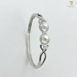 Load image into Gallery viewer, CZ Pearl Bracelet 1231236
